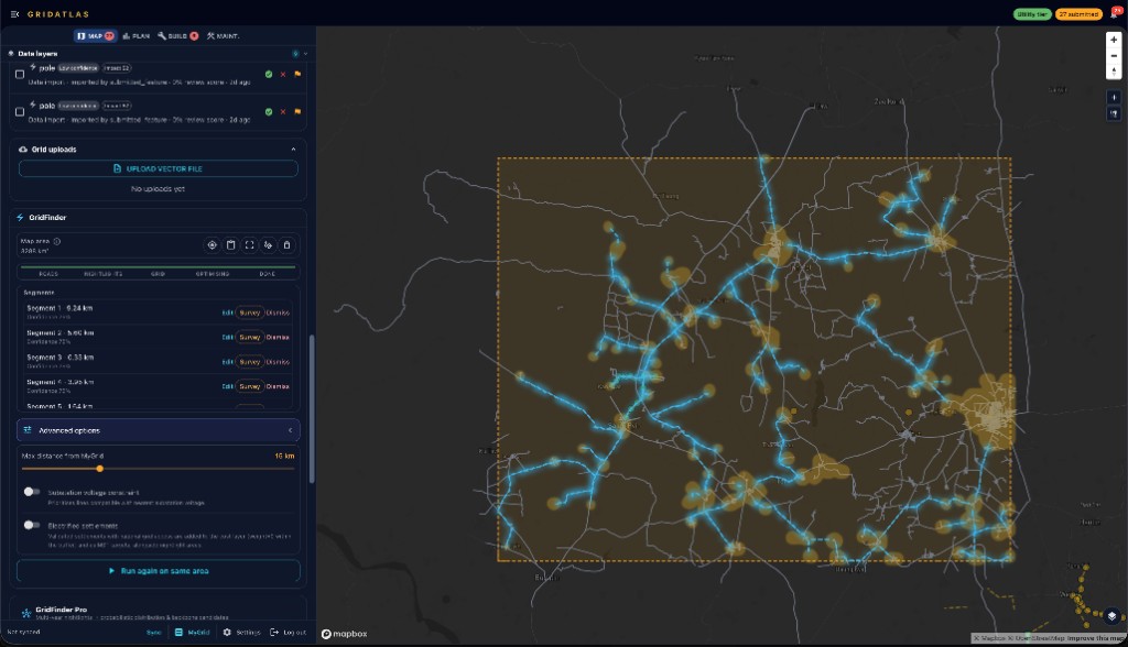 Ab Grid Map GridAtlas — map · plan · build · maintain